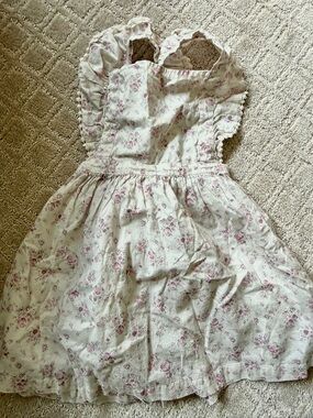 Jamie Kay Cream Floral Dress with Pink Rose Print